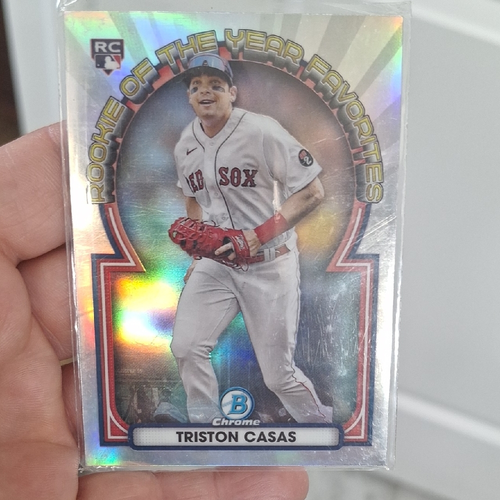 MLB Rookie of the Year Favorites Trading Card - Red and White